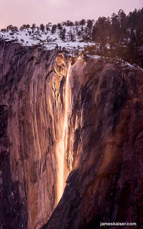 Horsetail Fall Firefall, Yosemite National Park